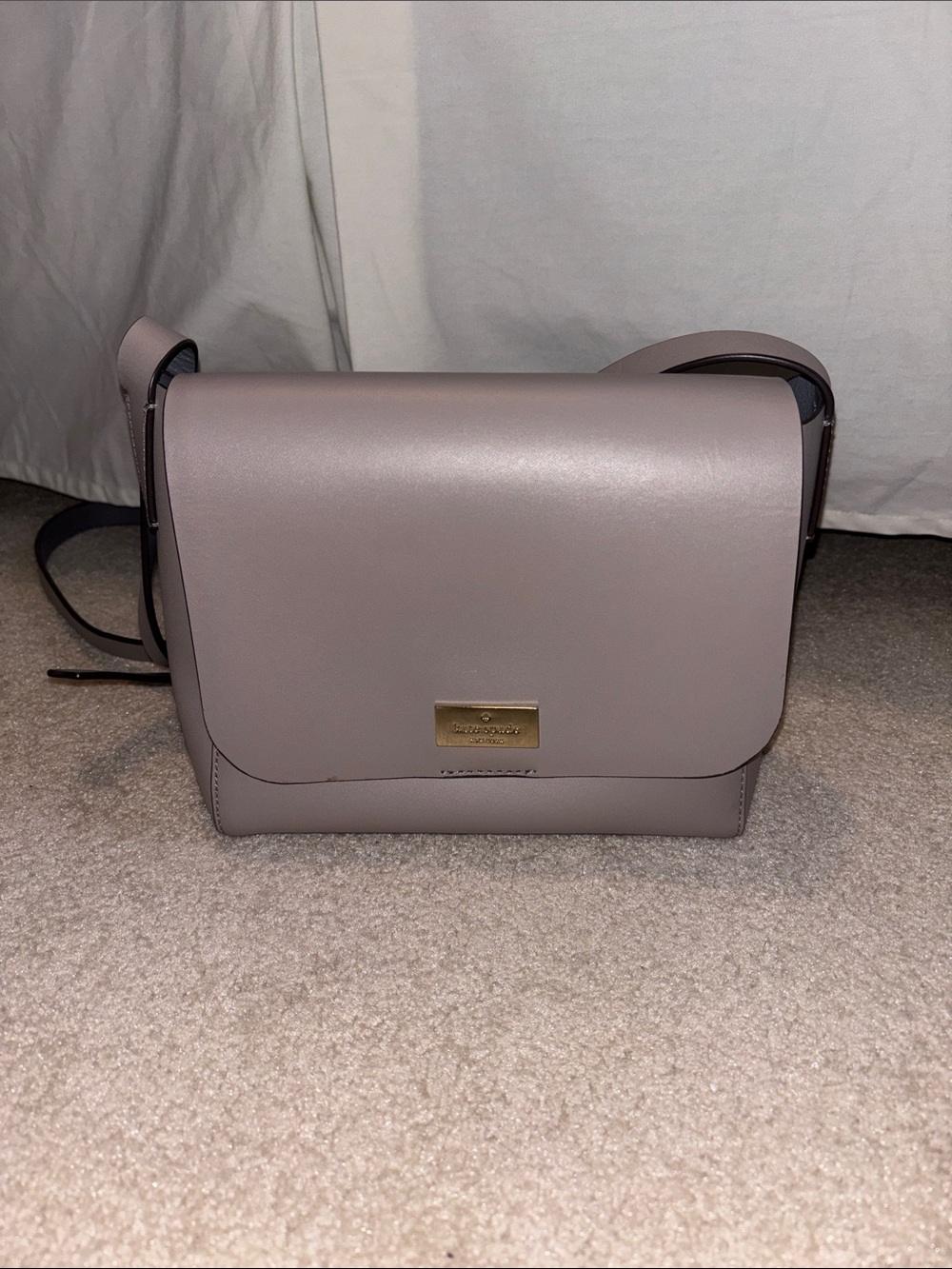 Leather Crossbody Bag in Dusty Mauve - Kate Spade